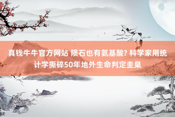真钱牛牛官方网站 陨石也有氨基酸? 科学家用统计学撕碎50年地外生命判定圭臬