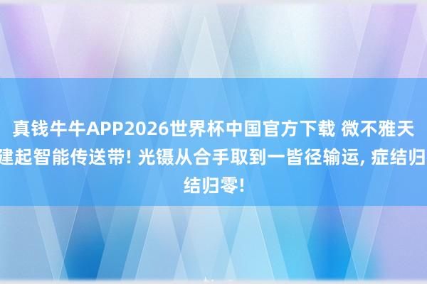 真钱牛牛APP2026世界杯中国官方下载 微不雅天下建起智能传送带! 光镊从合手取到一皆径输运, 症结归零!