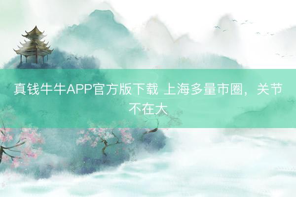 真钱牛牛APP官方版下载 上海多量市圈,关节不在大
